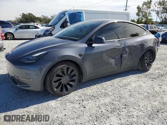 ✅ 2022 Tesla Model Y Performance • VIN: 7SAYGDEF6NF521271 • Lot: 92212045. Listed on Copart with 45,558 mi. Free auction sales archive from the USA and detailed vehicle history report at DreamBid. Image 1.