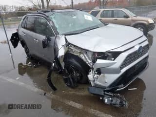 ✅ 2021 Toyota RAV4 Hybrid XSE • VIN: 4T3E6RFV1MU059801 • Lot: 43580158. Listed on IAAI with 55,041 mi. Free auction sales archive from the USA and detailed vehicle history report at DreamBid. Image 1.