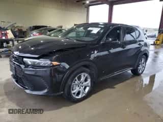 2024 Dodge Hornet R/T z VIN ZACPDFCW3R3A27407, wystawiony jako Copart lot #55059065 z przebiegiem 20 754 mil mil oraz Szkoda całkowita • Salvage title. Historia ofert i sprzedaży dostępna na DreamBid. Obrazek 1.