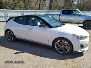 2019 Hyundai Veloster Turbo R-Spec z VIN KMHTH6AB7KU012579, wystawiony jako Copart lot #45936335 z przebiegiem 43 030 mil mil oraz Szkoda całkowita • Salvage title. Historia ofert i sprzedaży dostępna na DreamBid. Obrazek 4.