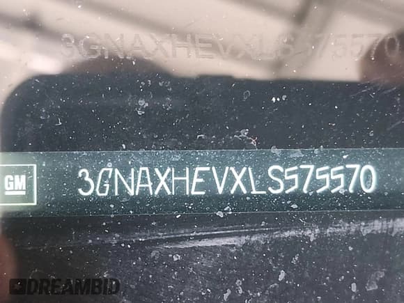 ✅ 2020 Chevrolet Equinox LS • VIN: 3GNAXHEVXLS575570 • Лот: 42352090. Опубликован ранее на IAAI с пробегом 176 750 миль. Бесплатный доступ к архиву аукционных продаж из США и подробный отчёт об истории автомобиля на DreamBid. Изображение 1.