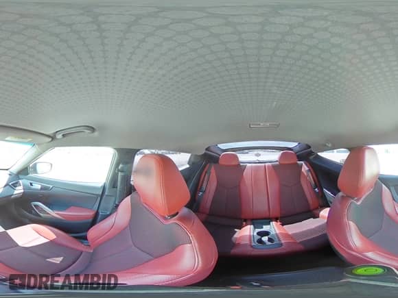 2015 Hyundai Veloster Turbo R-Spec with VIN KMHTC6AE0FU236310, listed as a Copart auction lot 58290675 with 97,216 mi miles and Salvage title. Bid and sale history available at DreamBid. Image 14.