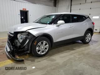 ✅ 2021 Chevrolet Blazer LT • VIN: 3GNKBHRSXMS567716 • Lot: 58415855. Listed on Copart with 8,596 mi. Free auction sales archive from the USA and detailed vehicle history report at DreamBid. Image 1.