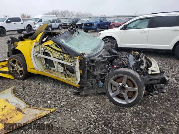 2007 Chevrolet Corvette with VIN 1G1YY26U175108361, listed as a Copart auction lot 81993804 with Not provided miles and Salvage title. Bid and sale history available at DreamBid. Image 4.