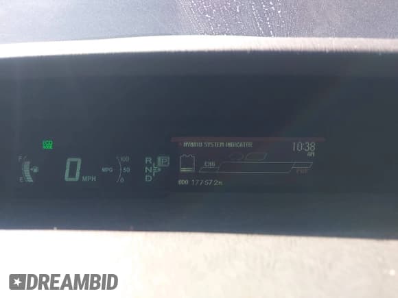 ✅ 2013 Toyota Prius One • VIN: JTDKN3DU1D1730248 • Lot: 43156030. Listed on IAAI with 177,572 mi. Free auction sales archive from the USA and detailed vehicle history report at DreamBid. Image 7.