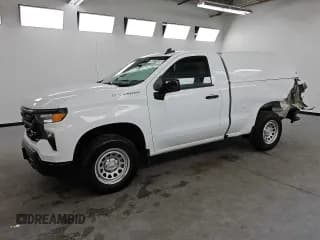 ✅ 2023 Chevrolet Silverado 1500 Work Truck • VIN: 3GCNAAEK7PG354395 • Lot: 83815505. Listed on Copart with 112,691 mi. Free auction sales archive from the USA and detailed vehicle history report at DreamBid. Image 1.