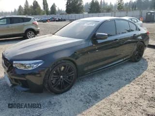✅ 2018 BMW M5 • VIN: WBSJF0C55JB282127 • Lot: 71662275. Listed on Copart with 69,010 mi. Free auction sales archive from the USA and detailed vehicle history report at DreamBid. Image 1.