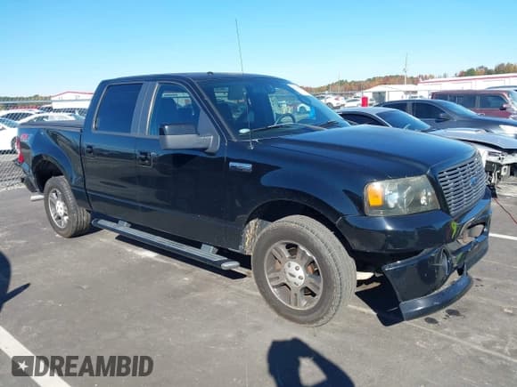 ✅ 2008 Ford F-150 XL • VIN: 1FTRW12W48KD44735 • Lot: 43614999. Listed on IAAI with 176,683 mi. Free auction sales archive from the USA and detailed vehicle history report at DreamBid. Image 1.