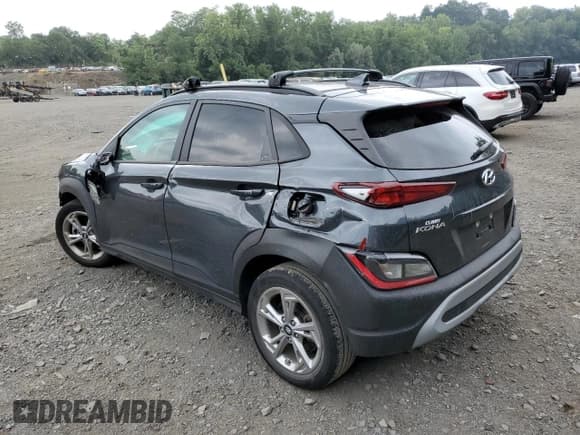 ✅ 2022 Hyundai Kona SEL • VIN: KM8K6CAB5NU919190 • Лот: 65040444. Опубликован ранее на Copart с пробегом 24 971 миль. Бесплатный доступ к архиву аукционных продаж из США и подробный отчёт об истории автомобиля на DreamBid. Изображение 2.