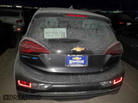 ✅ 2018 Chevrolet Bolt EV LT • VIN: 1G1FW6S07J4140767 • Lot: 61559854. Wystawiony na Copart z przebiegiem 129 954 mil. Bezpłatny archiwum sprzedaży aukcyjnych z USA i szczegółowy raport historii pojazdu na DreamBid. Zdjęcie 6.