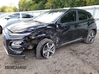 ✅ 2021 Hyundai Kona Ultimate • VIN: KM8K5CA59MU626324 • Лот: 68205883. Опубликован ранее на Copart с пробегом 37 848 миль. Бесплатный доступ к архиву аукционных продаж из США и подробный отчёт об истории автомобиля на DreamBid. Изображение 1.