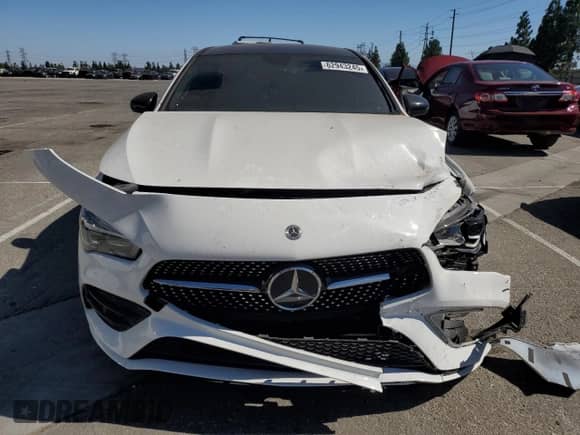 2023 Mercedes-Benz CLA 250 with VIN W1K5J4GB3PN409887, listed as a Copart auction lot 62943245 with 41,549 mi miles and Salvage title. Bid and sale history available at DreamBid. Image 5.