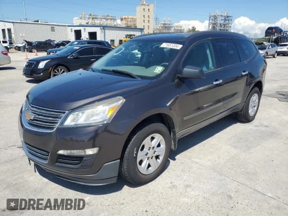 ✅ 2016 Chevrolet Traverse LS • VIN: 1GNKRFKD8GJ255864 • Lot: 71651334. Wystawiony na Copart z przebiegiem 143 654 mil. Bezpłatny archiwum sprzedaży aukcyjnych z USA i szczegółowy raport historii pojazdu na DreamBid. Zdjęcie 1.