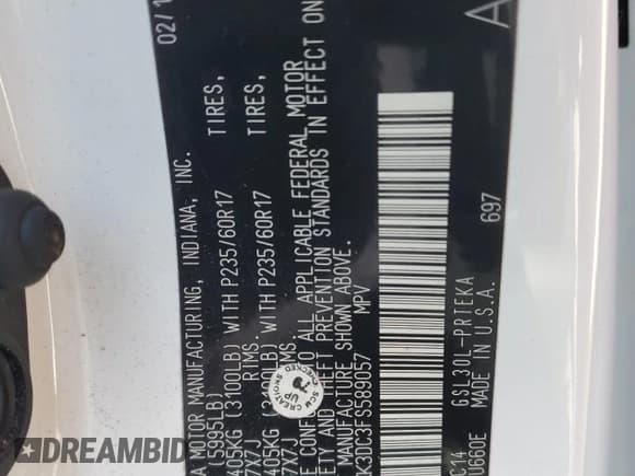 ✅ 2015 Toyota Sienna LE AAS • VIN: 5TDKK3DC3FS589057 • Lot: 80193055. Listed on Copart with 168,458 mi. Free auction sales archive from the USA and detailed vehicle history report at DreamBid. Image 13.