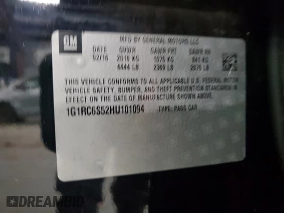 ✅ 2017 Chevrolet Volt LT • VIN: 1G1RC6S52HU101094 • Lot: 81988974. Wystawiony na Copart z przebiegiem 136 883 mil. Bezpłatny archiwum sprzedaży aukcyjnych z USA i szczegółowy raport historii pojazdu na DreamBid. Zdjęcie 12.