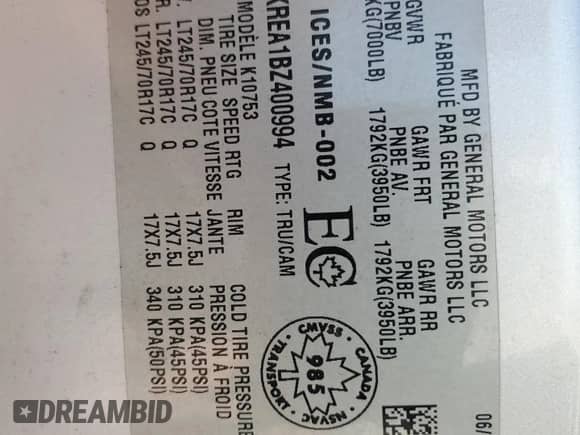 2011 Chevrolet Silverado 1500 LS с VIN 1GCRKREA1BZ400994, выставлен на аукционе Copart как лот 71784035 с пробегом Не указан миль и Списание • Salvage title. История ставок и продаж доступна на DreamBid. Изображение 12.