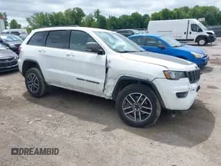 2021 Jeep Grand Cherokee Trailhawk with VIN 1C4RJFLG7MC588578, listed as a IAAI auction lot 42748836 with 96,261 mi miles and . Bid and sale history available at DreamBid. Image 1.