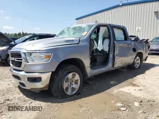 ✅ 2021 Ram 1500 Lone Star • VIN: 1C6SRFFTXMN688270 • Lot: 64206725. Listed on Copart with Not provided. Free auction sales archive from the USA and detailed vehicle history report at DreamBid. Image 1.
