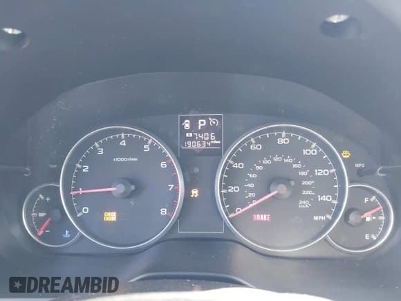 ✅ 2013 Subaru Outback Premium • VIN: 4S4BRCBC9D3249467 • Lot: 43617680. Listed on IAAI with 190,634 mi. Free auction sales archive from the USA and detailed vehicle history report at DreamBid. Image 7.