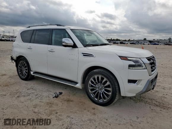 ✅ 2023 Nissan Armada Platinum • VIN: JN8AY2CC1P9183997 • Lot: 91322235. Wystawiony na Copart z przebiegiem 33 836 mil. Bezpłatny archiwum sprzedaży aukcyjnych z USA i szczegółowy raport historii pojazdu na DreamBid. Zdjęcie 4.