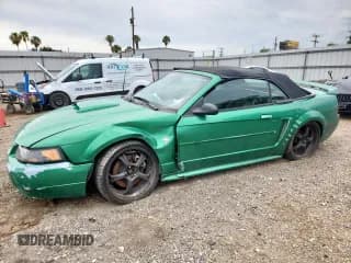 ✅ 1999 Ford Mustang GT • VIN: 1FAFP45X9XF166100 • Lot: 60729395. Listed on Copart with 792,135 mi. Free auction sales archive from the USA and detailed vehicle history report at DreamBid. Image 1.