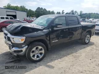 ✅ 2022 Ram 1500 Lone Star • VIN: 1C6SRFFT0NN427277 • Lot: 59408095. Listed on Copart with 52,133 mi. Free auction sales archive from the USA and detailed vehicle history report at DreamBid. Image 1.