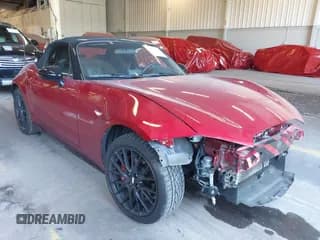 ✅ 2016 Mazda MX-5 Miata Club • VIN: JM1NDAC79G0112749 • Lot: 42653858. Wystawiony na IAAI z przebiegiem 39 418 mil. Bezpłatny archiwum sprzedaży aukcyjnych z USA i szczegółowy raport historii pojazdu na DreamBid. Zdjęcie 1.