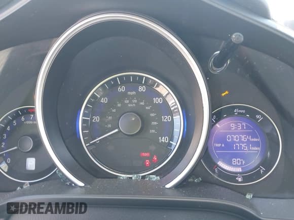 ✅ 2019 Honda Fit LX • VIN: 3HGGK5H4XKM703328 • Lot: 42384071. Listed on IAAI with 70,764 mi. Free auction sales archive from the USA and detailed vehicle history report at DreamBid. Image 7.