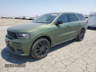 2020 Dodge Durango GT Plus with VIN 1C4RDHDG2LC329545, listed as a Copart auction lot 64524085 with 66,762 mi miles and Salvage title. Bid and sale history available at DreamBid. Image 1.