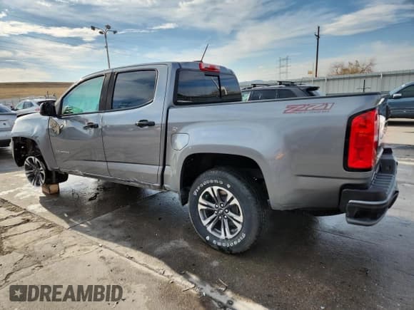✅ 2021 Chevrolet Colorado 4WD Z71 • VIN: 1GCPTDE15M1142326 • Lot: 90632635. Listed on Copart with 86,132 mi. Free auction sales archive from the USA and detailed vehicle history report at DreamBid. Image 2.