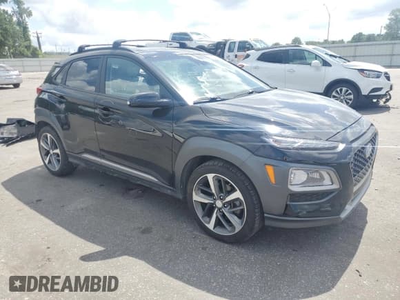 ✅ 2021 Hyundai Kona Limited • VIN: KM8K33A50MU598886 • Лот: 59627654. Опубликован ранее на Copart с пробегом 41 643 миль. Бесплатный доступ к архиву аукционных продаж из США и подробный отчёт об истории автомобиля на DreamBid. Изображение 4.