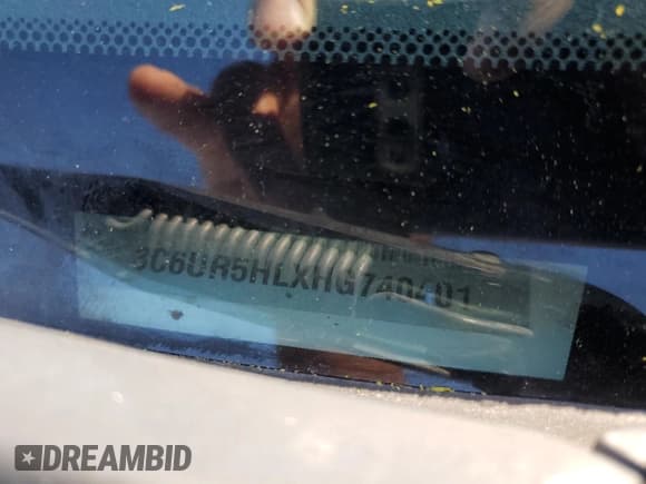 ✅ 2017 Ram 2500 Tradesman • VIN: 3C6UR5HLXHG740401 • Lot: 53829405. Listed on Copart with 171,730 mi. Free auction sales archive from the USA and detailed vehicle history report at DreamBid. Image 12.