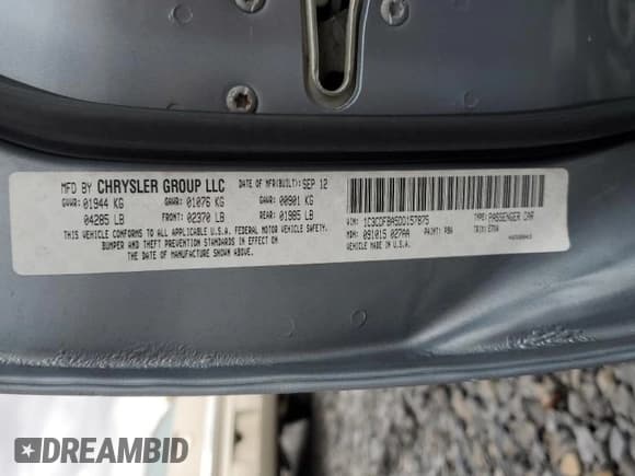 ✅ 2013 Dodge Dart SXT • VIN: 1C3CDFBA5DD157875 • Лот: 90137775. Опубликован ранее на Copart с пробегом 129 894 миль. Бесплатный доступ к архиву аукционных продаж из США и подробный отчёт об истории автомобиля на DreamBid. Изображение 12.