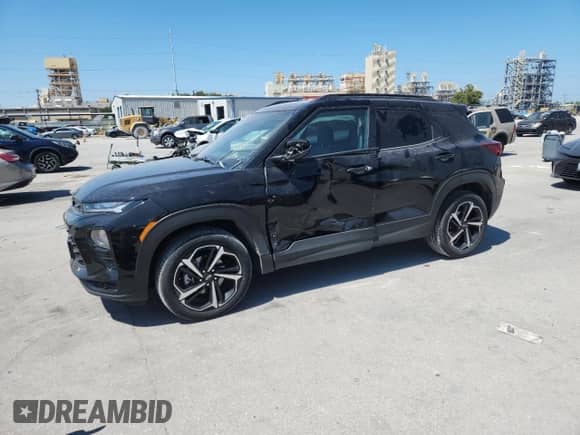 2022 Chevrolet TrailBlazer RS with VIN KL79MTSL2NB108536, listed as a Copart auction lot 71830015 with 45,341 mi miles and Salvage title. Bid and sale history available at DreamBid. Image 1.