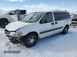 2005 Chevrolet Venture LS z VIN 1GNDV23E25D100985, wystawiony jako Copart lot #45598835 z przebiegiem 237 711 mil mil oraz Czysty tytuł • Clean title. Historia ofert i sprzedaży dostępna na DreamBid. Obrazek 1.