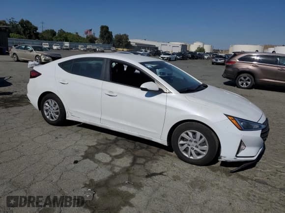 ✅ 2019 Hyundai Elantra SE • VIN: 5NPD74LFXKH449342 • Lot: 64801455. Listed on Copart with 67,164 mi. Free auction sales archive from the USA and detailed vehicle history report at DreamBid. Image 4.