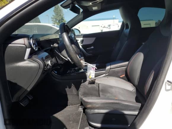 2023 Mercedes-Benz CLA 250 with VIN W1K5J4GB3PN409887, listed as a Copart auction lot 62943245 with 41,549 mi miles and Salvage title. Bid and sale history available at DreamBid. Image 7.