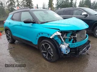 ✅ 2021 Chevrolet TrailBlazer RS • VIN: KL79MUSLXMB154233 • Лот: 43714684. Опубликован ранее на IAAI с пробегом 79 705 миль. Бесплатный доступ к архиву аукционных продаж из США и подробный отчёт об истории автомобиля на DreamBid. Изображение 1.