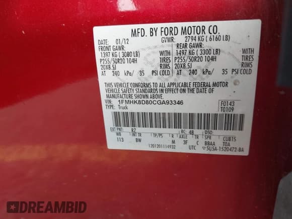 ✅ 2012 Ford Explorer XLT • VIN: 1FMHK8D80CGA93346 • Lot: 43627837. Wystawiony na IAAI z przebiegiem 228 702 mil. Bezpłatny archiwum sprzedaży aukcyjnych z USA i szczegółowy raport historii pojazdu na DreamBid. Zdjęcie 9.