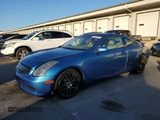 ✅ 2003 Infiniti G35 w/Leather • VIN: JNKCV54E43M203745 • Lot: 89554305. Listed on Copart with 74,262 mi. Free auction sales archive from the USA and detailed vehicle history report at DreamBid. Image 1.