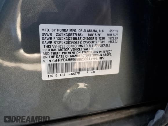 ✅ 2016 Acura MDX Technology • VIN: 5FRYD4H69GB023021 • Lot: 70198365. Wystawiony na Copart z przebiegiem 83 289 mil. Bezpłatny archiwum sprzedaży aukcyjnych z USA i szczegółowy raport historii pojazdu na DreamBid. Zdjęcie 13.