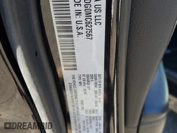 ✅ 2021 Dodge Durango GT Plus • VIN: 1C4RDJDG0MC627567 • Лот: 82673495. Опубликован ранее на Copart с пробегом 41 079 миль. Бесплатный доступ к архиву аукционных продаж из США и подробный отчёт об истории автомобиля на DreamBid. Изображение 14.