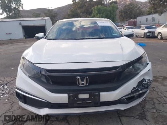 ✅ 2020 Honda Civic EX-L • VIN: 19XFC1F73LE209840 • Lot: 43728355. Listed on IAAI with 101,066 mi. Free auction sales archive from the USA and detailed vehicle history report at DreamBid. Image 12.