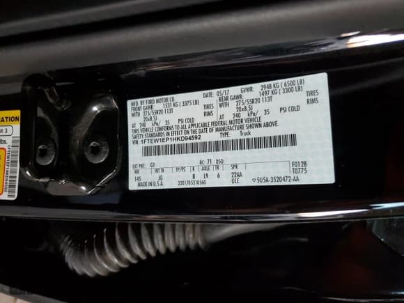 ✅ 2017 Ford F-150 XL • VIN: 1FTEW1EP1HKD94592 • Лот: 90326125. Опубликован ранее на Copart с пробегом 33 798 миль. Бесплатный доступ к архиву аукционных продаж из США и подробный отчёт об истории автомобиля на DreamBid. Изображение 12.