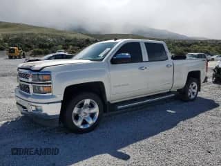 2014 Chevrolet Silverado 1500 LTZ z VIN 3GCUKSECXEG232635, wystawiony jako Copart lot #56902295 z przebiegiem 152 194 mil mil oraz Szkoda całkowita • Salvage title. Historia ofert i sprzedaży dostępna na DreamBid. Obrazek 1.
