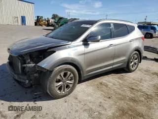 ✅ 2015 Hyundai Santa Fe • VIN: 5XYZU3LB5FG284321 • Лот: 86295125. Опубликован ранее на Copart с пробегом 106 640 миль. Бесплатный доступ к архиву аукционных продаж из США и подробный отчёт об истории автомобиля на DreamBid. Изображение 1.