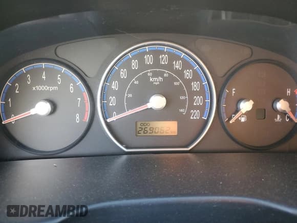 ✅ 2007 Hyundai Santa Fe GL 5Pass • VIN: 5NMSG13E77H121894 • Lot: 75708434. Listed on Copart with 269,062 mi. Free auction sales archive from the USA and detailed vehicle history report at DreamBid. Image 9.