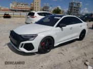 ✅ 2024 Audi RS 3 • VIN: WUAG4DGY4RA908273 • Лот: 68973255. Опубликован ранее на Copart с пробегом 17 728 миль. Бесплатный доступ к архиву аукционных продаж из США и подробный отчёт об истории автомобиля на DreamBid. Изображение 1.