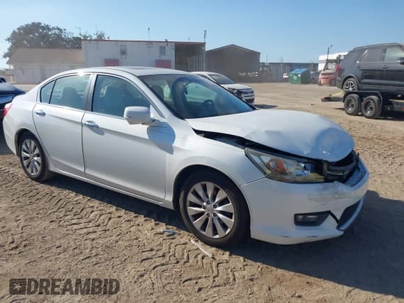 ✅ 2015 Honda Accord EX-L • VIN: 1HGCR2F83FA028312 • Lot: 43729956. Listed on IAAI with 88,947 mi. Free auction sales archive from the USA and detailed vehicle history report at DreamBid. Image 1.