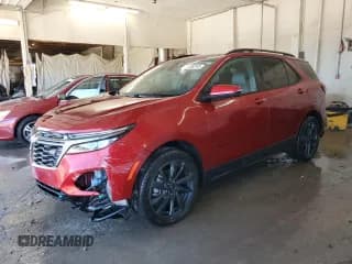 ✅ 2023 Chevrolet Equinox RS • VIN: 3GNAXMEG4PS164830 • Lot: 87468245. Listed on Copart with 39,995 mi. Free auction sales archive from the USA and detailed vehicle history report at DreamBid. Image 1.